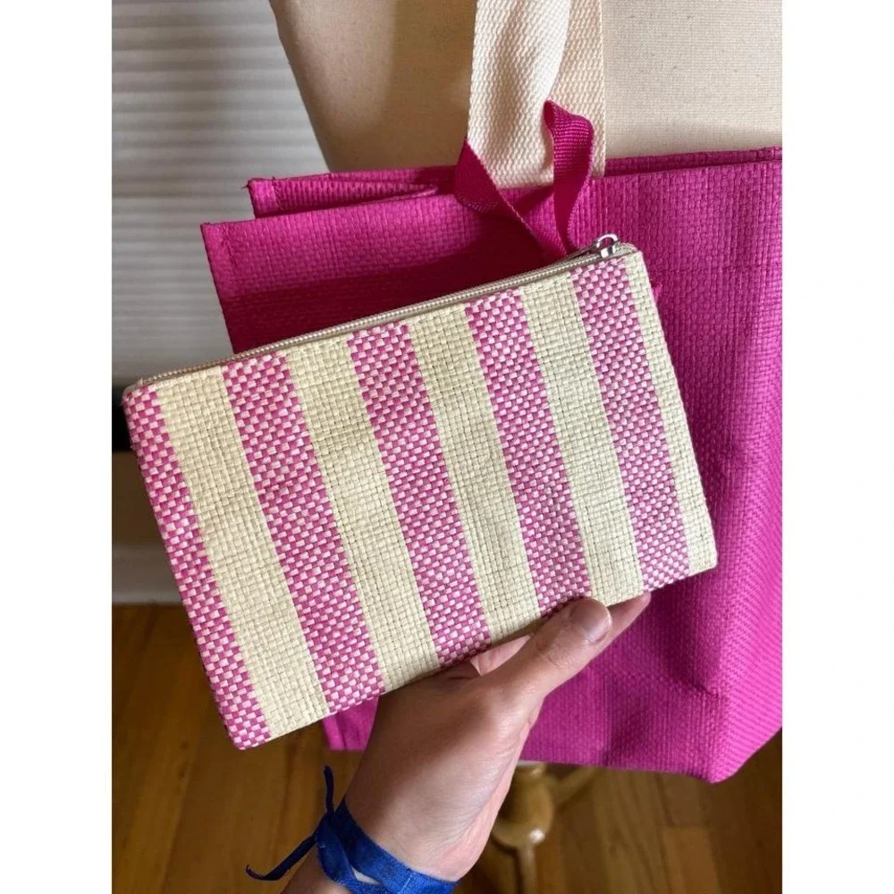 Pink Mother's Day Tote Bag‎ and Wallet Set